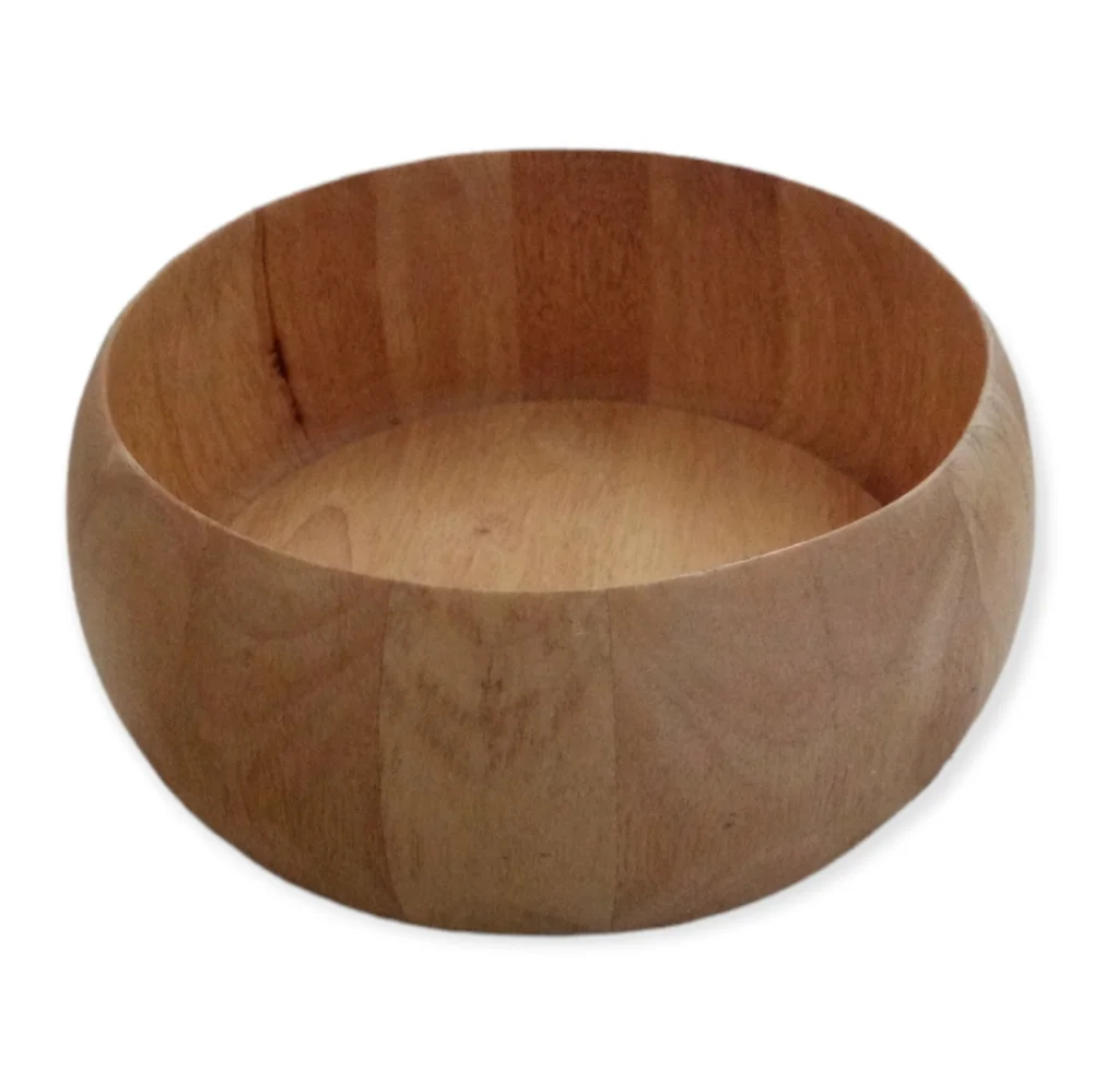 Crate and Barrel Wooden Bowl 12